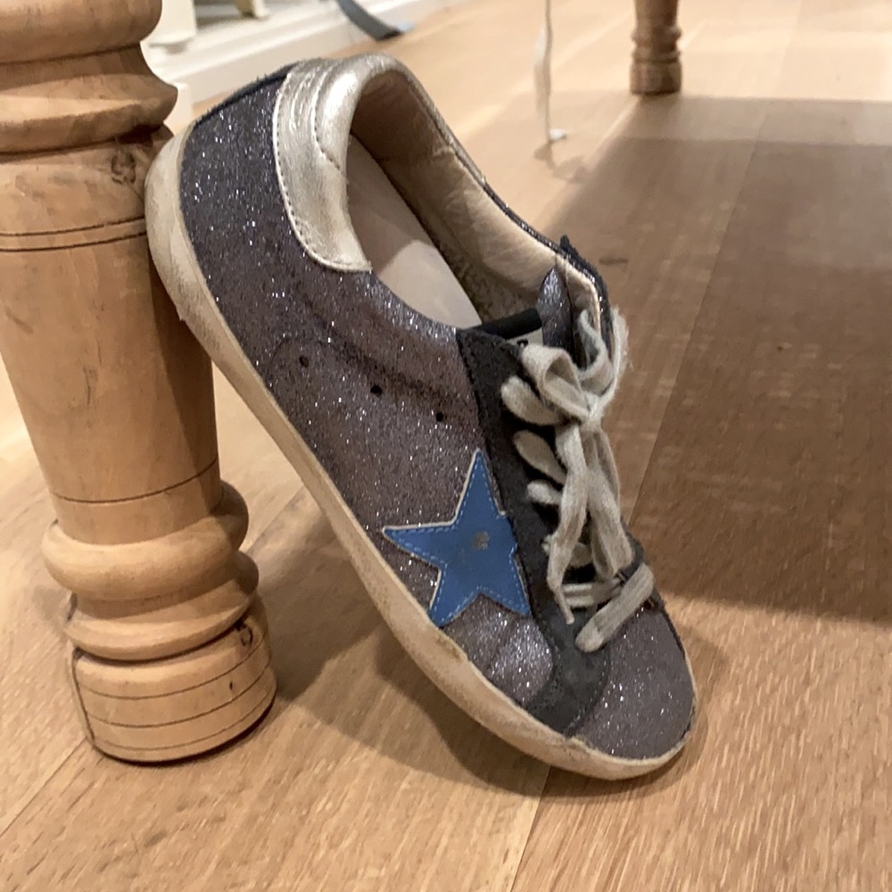 Golden goose silver sneakers